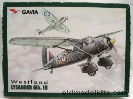 Gavia 1/48 Westland Lysander Mk. III - RAF / Finnish Air Force, EU10669 plastic model kit